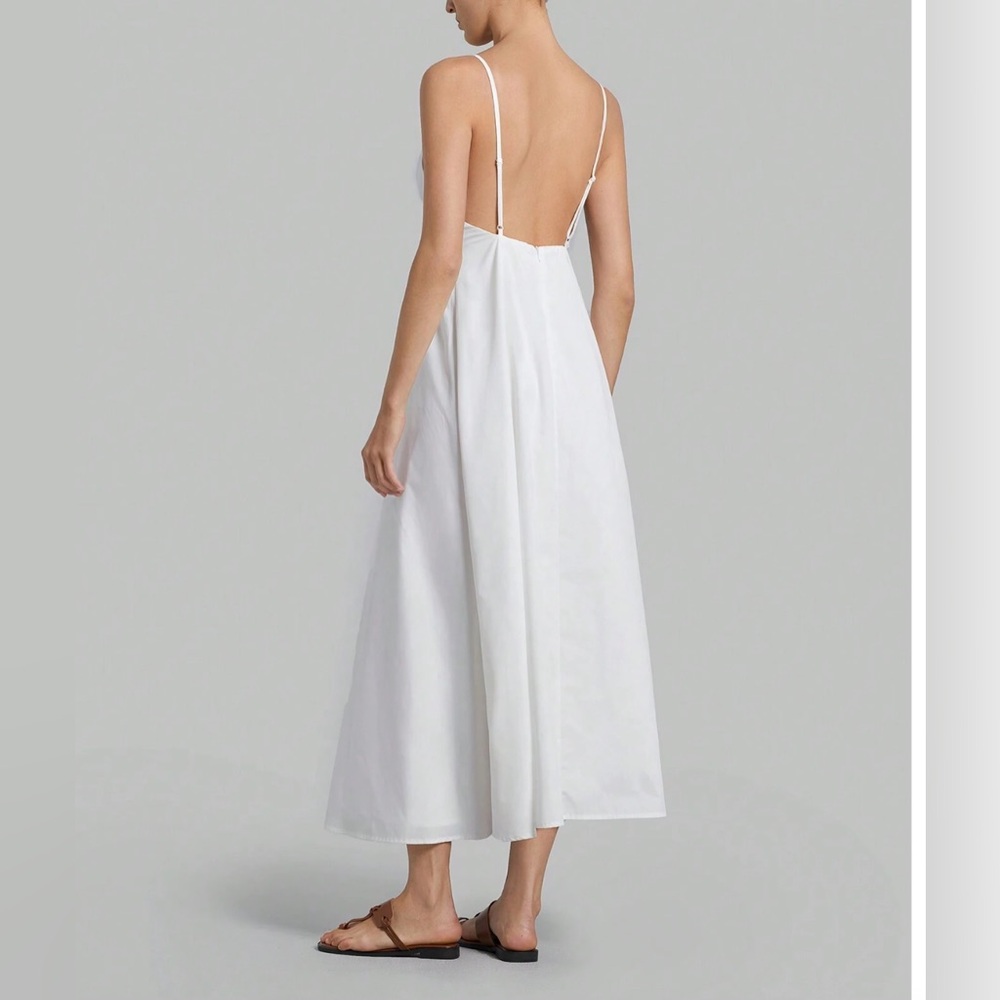 LAST ONE 🔥 Boho Low Back Maxi Dress White - Picture 2 of 6